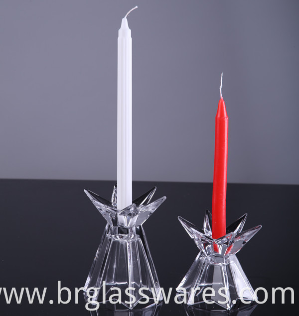 Set of 2 Unique Shine Star Candlestick Holder